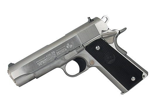 Colt 1991a1 Combat Commander 45acp Stainless Steel Top Gun Supply 6286